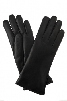 Damen Lederhandschuhe schwarz